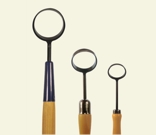 three different sizes of circlehoes